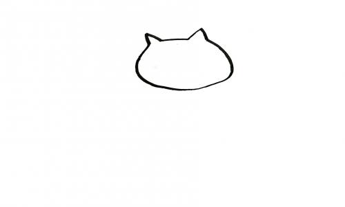 五年级美术画过程 超简单图画彩色简笔画猫怎么画