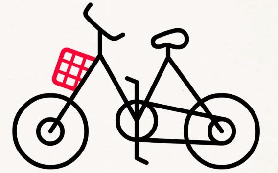 自行车简笔画儿童3-6岁推荐